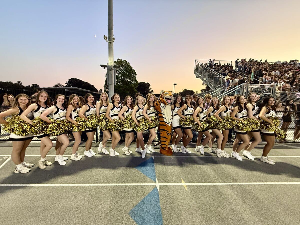 Dance Team Friday night at Holt Field team photo