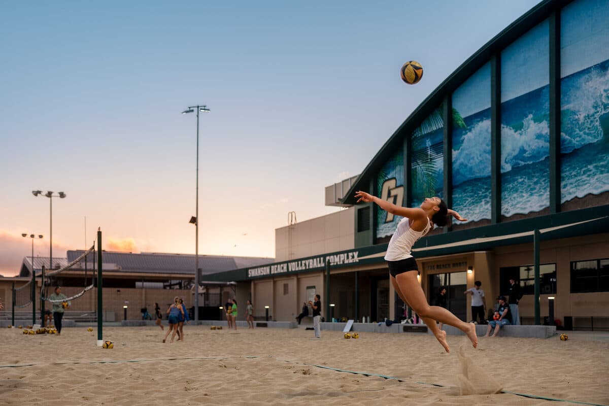 Girls Beach Volleyball